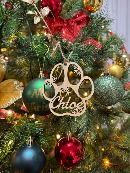 Ornement de Noël Personnalisé